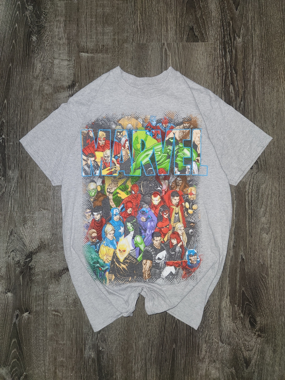 Marvel Collage Graphic Medium Tee - Grey